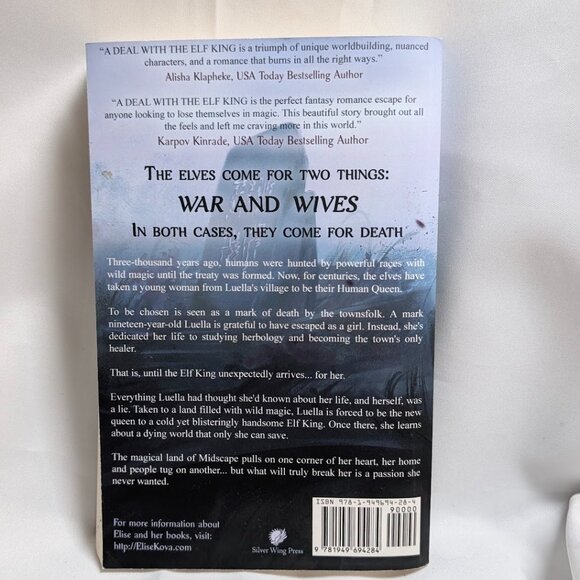A Deal with the Elf King by Elise Kova - used Paperback - Picture 2 of 7